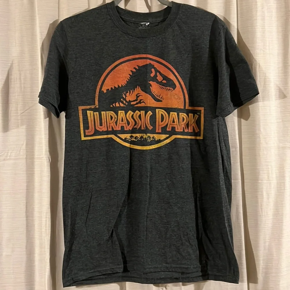 MENS VINTAGE JURASSIC PARK GRAPHIC TEE SIZE MEDIUM - Picture 1 of 3